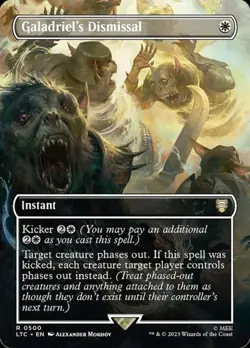 Galadriel's Dismissal - Foil Extended Art LTC NM MTG - Image 1