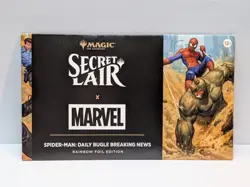 MTG Secret Lair x Marvel's Spider-Man: Daily Bugle Breaking News Rainbow Foil - Image 1
