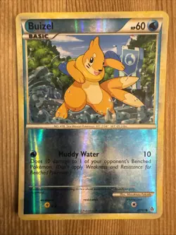 Buizel - 45/95 - Common - Reverse Holo HP, English Pokemon Unleashed - Image 1