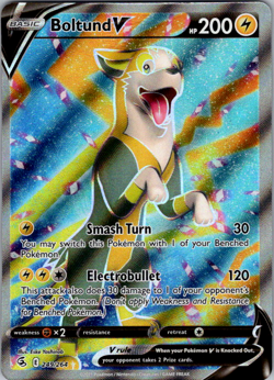 Boltund V 249/264 Pokemon TCG Fusion Strike Sword & Shield Full Art Rare Card NM - Image 1