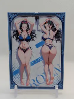 One Piece CCG Nico Robin Thick Metal Card Waifu - Image 1