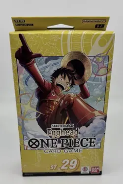 ONE PIECE CARD GAME EGGHEAD STARTER DECK ST-29 ENGLISH BRAND NEW SEALED TCG - Image 1