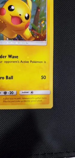 Pokemon TCG - Pikachu SM76 Cosmos Foil Sun & Moon Black Star Promo #SM76 - Image 4