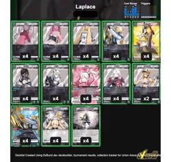 Union Arena Nikke: Goddess Of Victory - Green Missilis Laplace Deck - Image 2