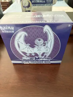 Pokemon Sun and Moon Base Set ETB Lunala Elite Trainer Box Sealed Brand New 728192530920 - Image 1