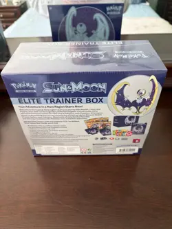 Pokemon Sun and Moon Base Set ETB Lunala Elite Trainer Box Sealed Brand New 728192530920 - Image 2