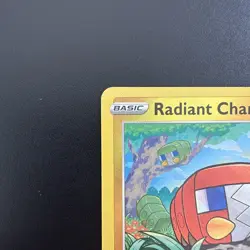Pokemon Card Radiant Charjabug 051/159 Shiny Rare Holo Crown Zenith NM - Image 2