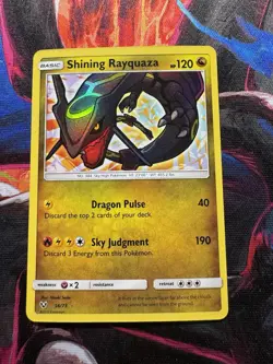 Pokemon TCG Shining Rayquaza Card Legends 56/73 Nm Condition - Image 1