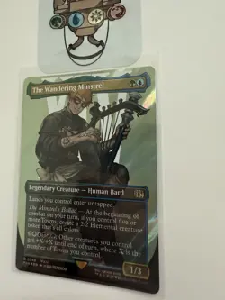 The Wandering Minstrel (Borderless) (Surge Foil) Final Fantasy Foil - Image 2