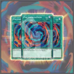 YuGiOh POLYMERIZATION x3 | GREAT CARD ▪ 1ST EDITION 💎 - Image 1