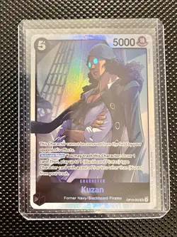 One Piece TCG Kuzan Card OP10-082 SR Royal Blood NM - Image 1