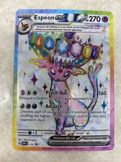 Espeon ex - 175 Promo SV: Scarlet & Violet Promo Cards SVP 175 NM Pokemon - Image 3