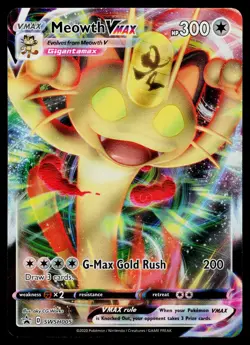 Meowth VMAX SWSH005 SWSH: Sword & Shield Promo Cards - Image 1