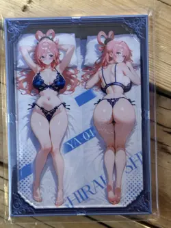 One Piece CCG Goddess Shirahoshi Metal Card - Body Pillow - Spicy - Image 1