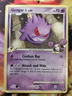 Gengar GL 40/111 HP Pokemon Rising Rivals 2009 Pokemon Card - Image 1