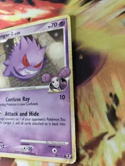 Gengar GL 40/111 HP Pokemon Rising Rivals 2009 Pokemon Card - Image 4