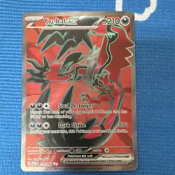 Pokemon Yveltal EX Foil Ultra Rare 210 HP 105/088 2026 English Card - Image 1