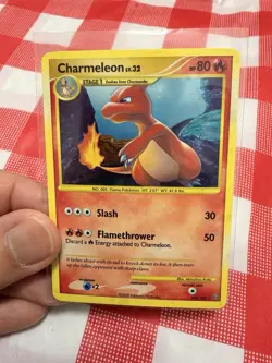 Pokemon Charmeleon 102/100 Stormfront Secret Rare Holo Card 2008 LP Condition - Image 1