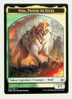 Voja, Friend To Elves #17 - War of the Spark - 2019 - Magic the Gathering - Image 1