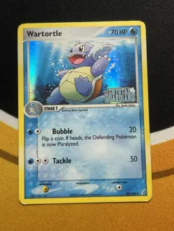 Pokemon TCG 2006 Wartortle Reverse Holo Card 42/100 Stamped Crystal Guardians Lp - Image 1