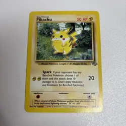 Pokemon TCG Jungle Pikachu Card 60/64 Unlimited Common NM - Image 1