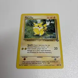 Pokemon TCG Jungle Pikachu Card 60/64 Unlimited Common NM - Image 2