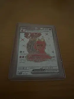 Pokemon TCG Magcargo EX Scarlet & Violet Twilight Masquerade Holo Card 191/167 - Image 4