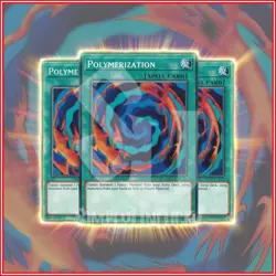 YuGiOh POLYMERIZATION x3 | GREAT CARD ▪ 1ST EDITION 💎 - Image 1