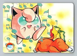 Pokemon Card - Jigglypuff & Charmander #347 - Vending Machine - Holo - Image 2