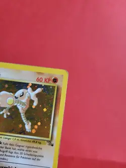 Pokemon Karte/card - Hitmonlee Kicklee 7/62 - Fossil Holo - Light Played - Image 3