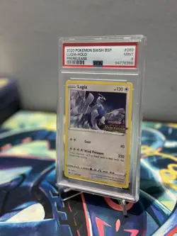PSA 9 MINT Lugia SWSH069 PRERELEASE Vivid Voltage HOLO Black Star PROMO Pokemon - Image 2