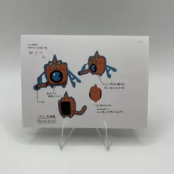 Pokemon Polaroid Wash Rotom Sketch Art Card ZA STUDIO - Image 1