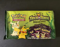 🚨Pokemon TCG 2023 Trick or Trade Booster Bundle Halloween Trading Cards 50 Pack 820650852572 - Image 1