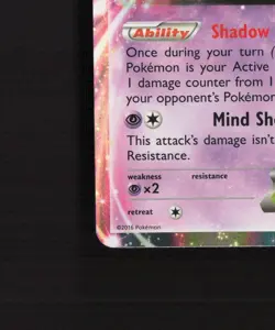 Meowstic EX 37/83 Generations Ultra Rare Holo Pokemon Card LP - Image 5