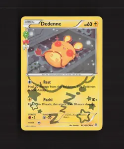 Dedenne RC10/RC32 Generations Reverse Holo Pokemon Card LP - Image 1