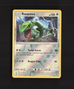Rayquaza 106/145 Guardians Rising Reverse Holo Rare Pokemon Card LP - Image 1