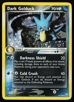 Dark Golduck 35/109 Reverse Holo Stamped Team Rocket Returns Pokemon Card - Image 1