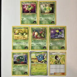 Erika’s Pokemon Card Lot of 8 w/ Victreebel 26/132 Gym Heroes Vintage Rare WoTC - Image 1