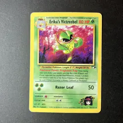 Erika’s Pokemon Card Lot of 8 w/ Victreebel 26/132 Gym Heroes Vintage Rare WoTC - Image 2