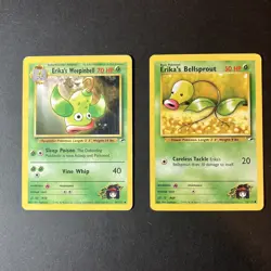 Erika’s Pokemon Card Lot of 8 w/ Victreebel 26/132 Gym Heroes Vintage Rare WoTC - Image 4