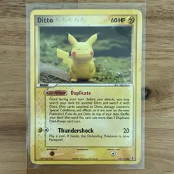 Pokemon Ditto EX Delta Species 63/113 Basic Common Card 2005 HP60 - Image 1