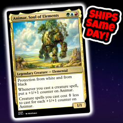 Animar Soul Of Elements - Custom Art Magic: The Gathering Playtest Card - Image 1