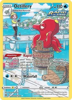 Octillery - TG03/TG30 - Pokemon Brilliant Stars Sword & Shield Holo Rare Card NM - Image 1