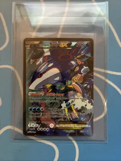 Pokemon TCG Team Aqua's Kyogre-EX Double Crisis Holo Card 6/34 LP/MP - Image 1