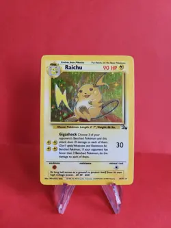 Pokemon Karte/card - Raichu 14/64 - Fossil Holo - Very Good - Image 1