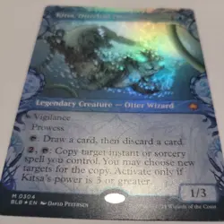 Magic the Gathering (MTG) Kitsa, Otterball Elite (Showcase) Bloomburrow Foil BxA - Image 3