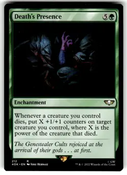 Death's Presence 212 - Universes Beyond: Warhammer 40,000 - MTG - Image 1