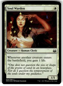 FOIL - Soul Warden 24 - Modern Masters 2017 - MTG - Image 1