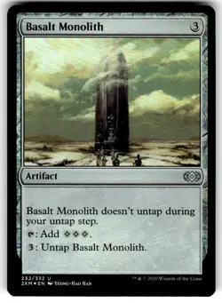 FOIL - Basalt Monolith 232 - Double Masters - MTG - Image 1