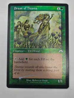 MTG: Modern Horizons 3 - Priest of Titania (Retro Foil) - Image 1